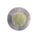 A George III 1820 silver crown coin