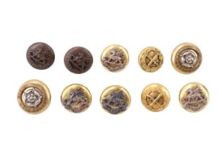 3rd Manchester Regiment, The Buffs and General Officer's cap buttons