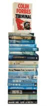 [ Modern First Editions ] A large quantity of thrillers and historical naval novels including