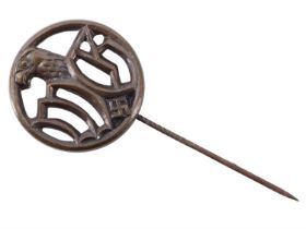 A German Third Reich Wehrmacht civilian assistant's pin badge