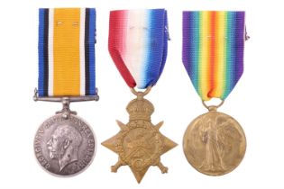 A 1914 Star, British War and Victory Medals to 7809 Cpl R Gardner, L N LAN R