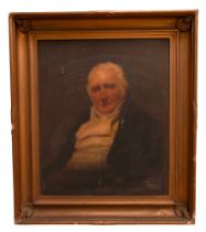 After Sir Henry Raeburn An early 20th Century head and shoulders portrait of John Wauchope, oil on