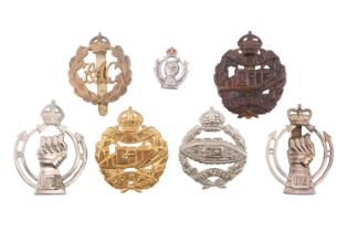 A group of Tank and Royal Armoured Corps badges