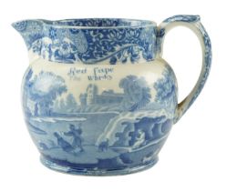 A Copeland Spode's Italian "Red Tape The Whisky" jug, printed mark "Manufactured Specially for Sir