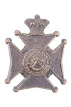 A Victorian King's Royal Rifle Corps cap badge