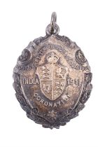 A 1911 Royal Army Temperance Association coronation fob medallion