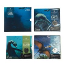 The Royal Mint "Tales of the Earth - The Mary Anning Collection" set of three coins, individual