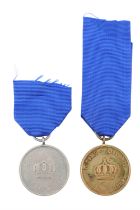 Imperial German Prussian Military Long Service Medals