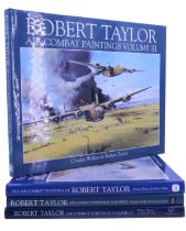 Robert Taylor, "Air Combat Paintings", volumes I-IV, volume three bearing the artist's autograph