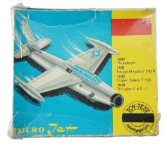 A Toy Test Fouga Magister 170R clockwork jet