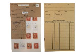 Two Philatelic Society / Club booklets containing Victorian and later GB and world stamps, including