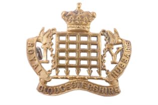 A Royal Gloucestershire Hussars Imperial Yeomanry cap badge