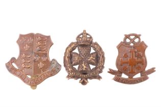 King Edward's School Birmingham, Denstone College and Inns of Court OTC cap badges