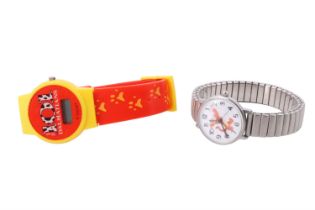 Two Disney children's watches, 101 Dalmatians and Tigger (Winnie-the-Pooh), former 30 mm