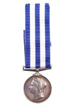 An Egypt Medal to T Ash, Armr, HMS Iris, with research papers