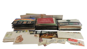 A large quantity of Royal Mail Mint Stamps together with a group of first day covers