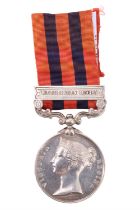 An India General Service Medal with Waziristan 1894-5 clasp to 3351 Pte R Niland, 2nd Battalion