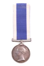 A Victorian Royal Navy Long Service and Good Conduct Medal to Geo Charles. Ldg Sto, HMS Pembroke,