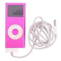 An iPod Nano second generation, in pink, 4 GB memory, production date 22/04/2008, serial number