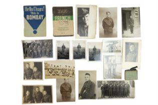 A small group of largely Second World War British military booklets and photographs including "Hello