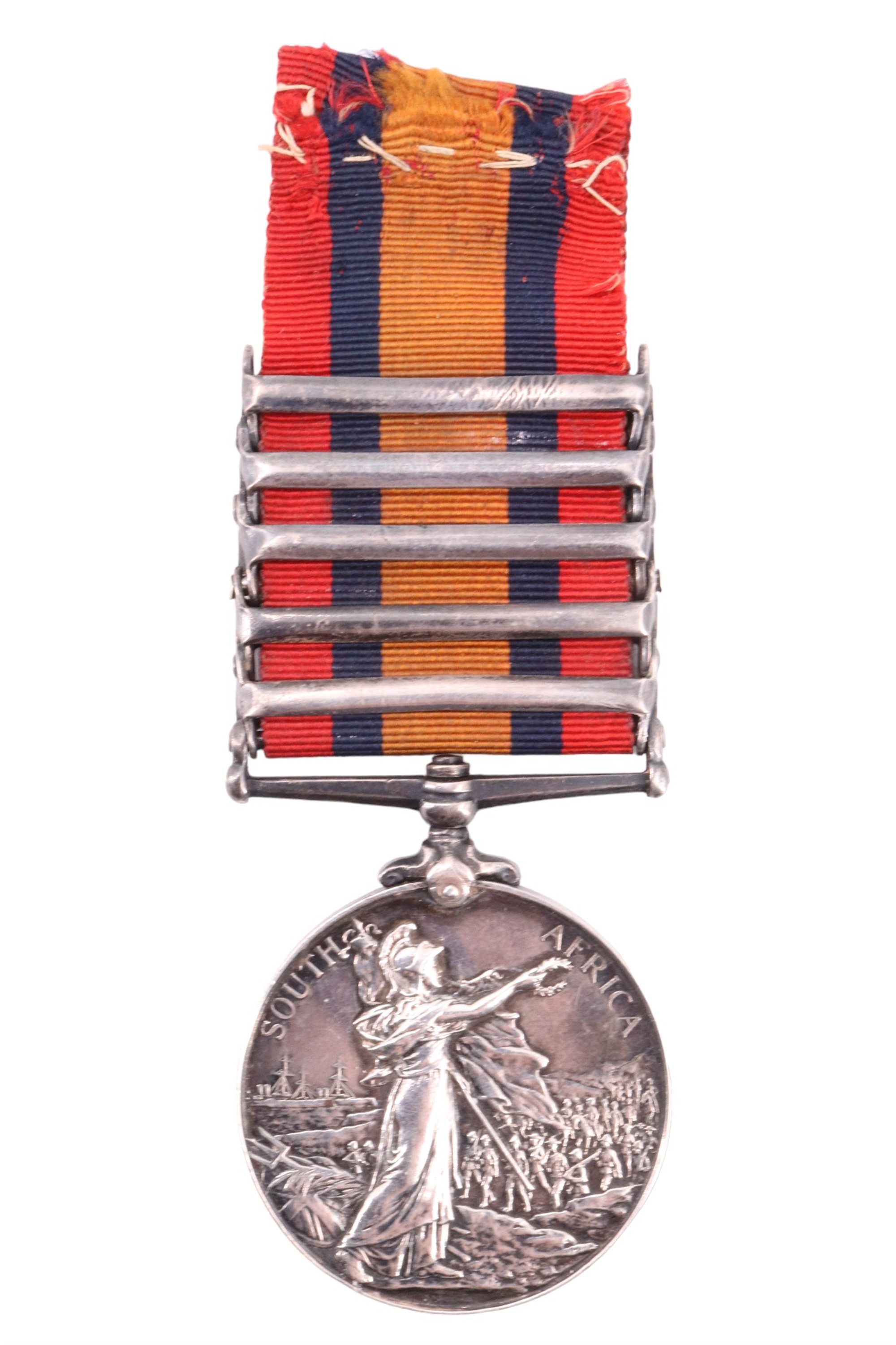 A Queen's South Africa Medal with five clasps to 4251 Pte H J Lakin, 6th Dragoons - Image 2 of 4