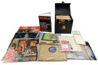 Billy Fury - A collection of vinyl records, singles, concert tickets, autograph signed