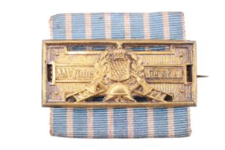 An Imperial German fire service 25 year long service bar and carton