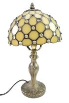 A Tiffany style table lamp, 36 cm