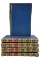 Edmund Spencer, "The Poetical Works", five volumes, James Nichol et al, 1867, 8vo gilt blue calf