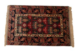 A Turkish (Dosemealti) hand-knotted wool-pile rug, with certificate, 185 x 125 cm