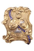 Alate Georgian / early Victorian 25th (the King's Own Borderers) Regiment of Foot officer's shoulder