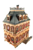 [ Doll / Doll's house ] A vintage Playmobil Victorian Mansion House, with furniture and accessories,