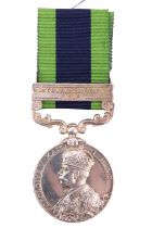 An India General Service Medal with Afghanistan NWF 1919 clasp to 56965 Pte W Roberts, Liverpool