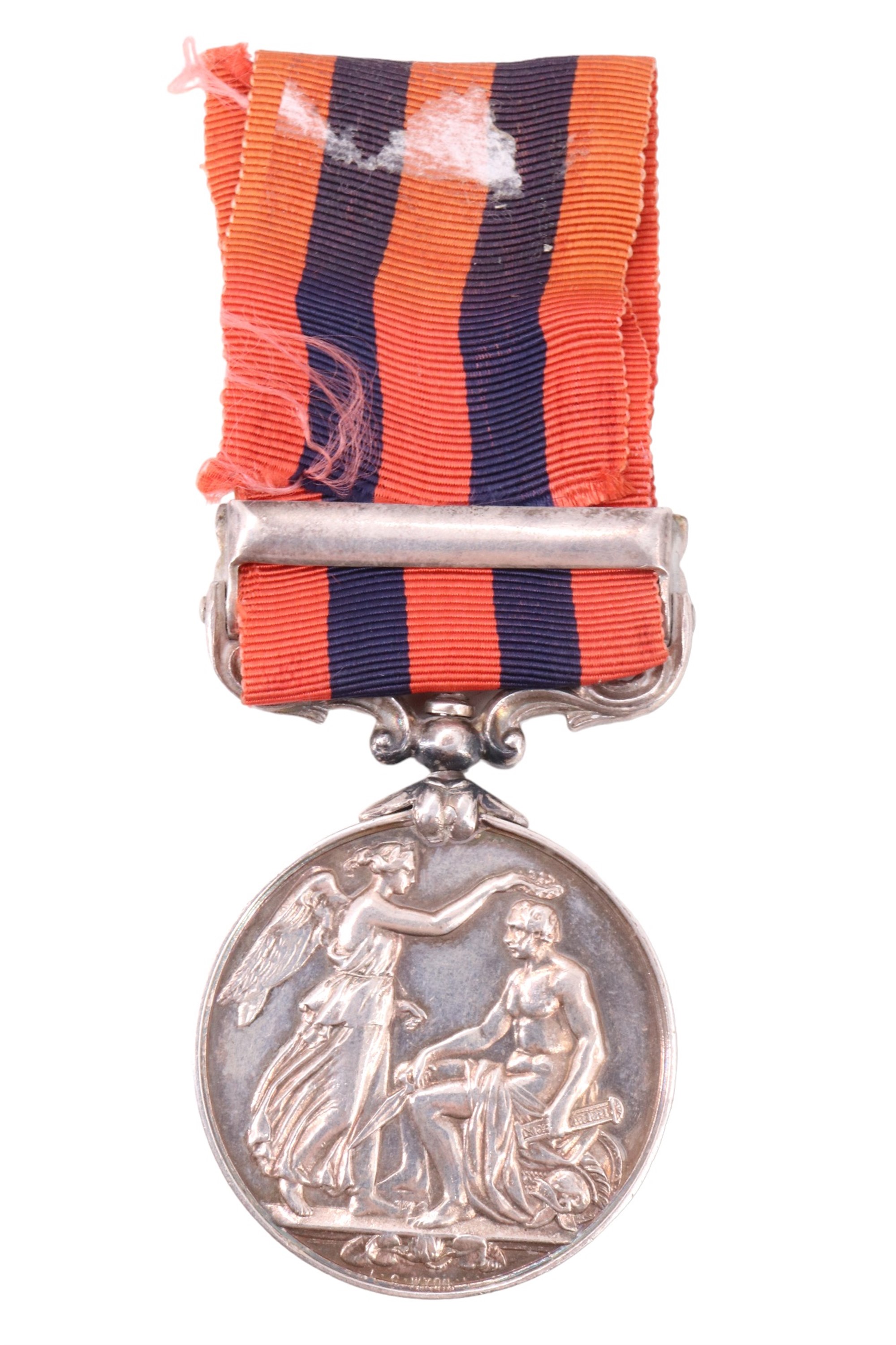 An India General Service Medal with Waziristan 1894-5 clasp to 3351 Pte R Niland, 2nd Battalion - Image 2 of 4