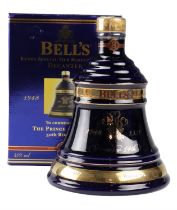 An un-opened bottle of Bell's 1998 Extra Special Old Scotch Whisky commemorating the Prince of