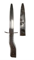 An Imperial German Demag combined trench knife and bayonet, (a/f)