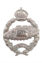 An inter-War Royal Tank Regiment cap badge