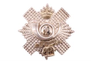 A late 19th / early 20th Century Highland Light Infantry volunteer battalion officer's cap badge