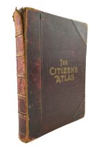 The Citizen's Atlas of the World, edited by JG Bartholomew FRGS, three quarters calf, London, George