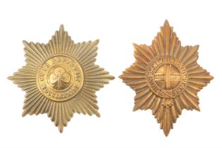 Irish and Coldstream Guards pouch badges