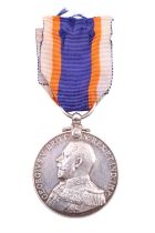 A George V Royal Fleet Reserve Long Service and Good Conduct Medal to SS 6586 ( DEV B 11 608 ) R
