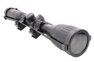 A boxed Hawke Fast Mount (11333) 3-9x50 nitrogen charged rifle sight, 36 cm