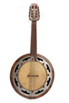 A mid 20th Century banjo, 61.5 cm (a/f)