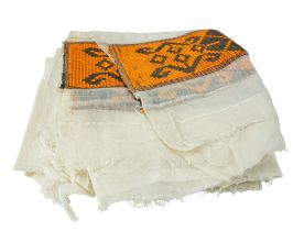 A group of 1960s Ethiopian table cloths, etc