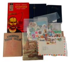 Five albums of world stamps together with a quantity of loose GB and world stamps, covers, etc