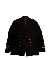 A Merchant Navy officer's tunic and cap, late 20th Century