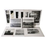 Twelve mounted photographs by I Reeves of Carlisle depicting various local scenes such as