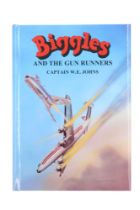 Captain W E Johns, "Biggles And The Gun Runners", one of a limited edition of 300 copies, signed