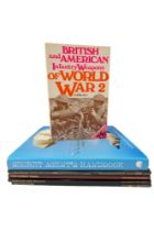 A quantity of books on World War Two weapons, tanks, etc including Roderick Bailey, "Secret Agent'