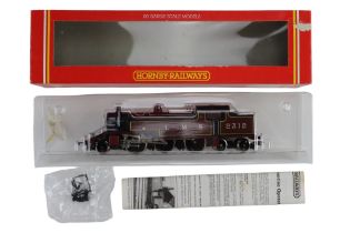 A Hornby model railway LMS 2312 2-6-4T locomotive